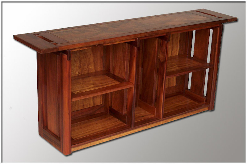 Koa_Craftsman_Bookcase
