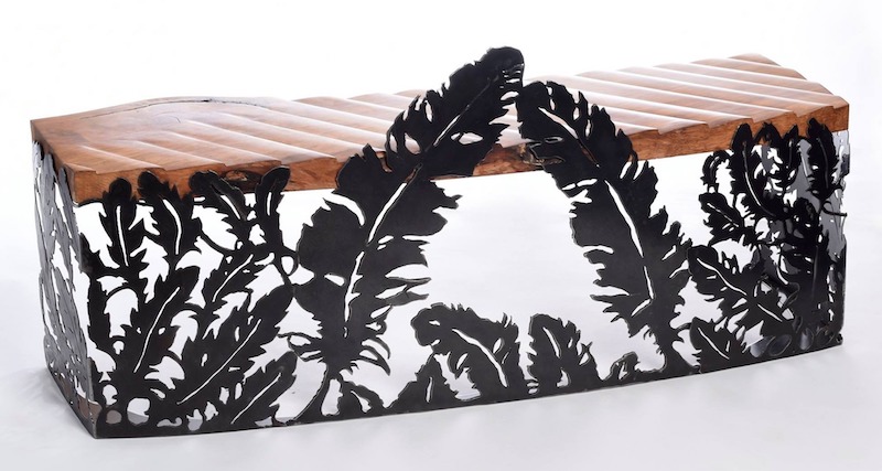 steel_and_koa_bench